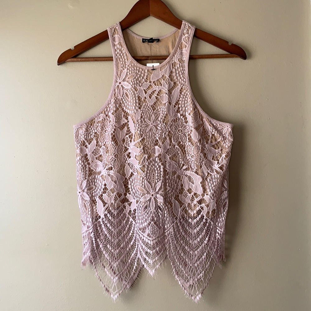 Never worn Sexy blush/nude top